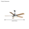 WOMO Slimline Ceiling Fan Lamp-WM5013 thumbnail