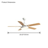 WOMO Slimline Ceiling Fan Lamp-WM5013 thumbnail
