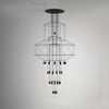 WOMO Wire Tiered Sculptural Chandelier-WM2066 thumbnail