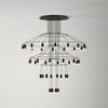 WOMO Wire Tiered Sculptural Chandelier-WM2066 thumbnail