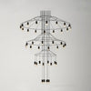 WOMO Wire Tiered Sculptural Chandelier-WM2066 thumbnail