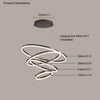 WOMO Tiered Ring LED Chandelier-WM2159 thumbnail