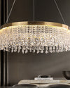 WOMO Fringe Round Crystal Chandelier-WM2362 thumbnail