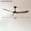 WOMO Large Propeller Ceiling Fan Lamp-WM5041 thumbnail