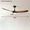 WOMO Large Propeller Ceiling Fan Lamp-WM5041 thumbnail