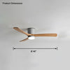 WOMO Large Low Profile Ceiling Fan Lamp-WM5051 thumbnail