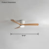 WOMO Large Low Profile Ceiling Fan Lamp-WM5051 thumbnail
