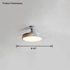 WOMO Scandi Low Profile Ceiling Fan Lamp-WM5077 thumbnail