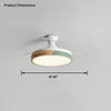 WOMO Scandi Low Profile Ceiling Fan Lamp-WM5077 thumbnail