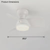 WOMO Small Flush Mount Ceiling Fan Lamp-WM5114 thumbnail