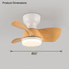 WOMO Small Flush Mount Ceiling Fan Lamp-WM5114 thumbnail