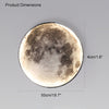 WOMO Moon/Earth Round Wall Sconce-WM6102 thumbnail