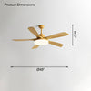 WOMO Scandi 5 Blade Ceiling Fan Lamp-WM5125 thumbnail