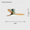 WOMO Flush Mount Ceiling Fan Lamp-WM5128 thumbnail