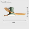 WOMO Flush Mount Ceiling Fan Lamp-WM5128 thumbnail