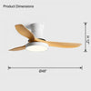 WOMO Flush Mount Ceiling Fan Lamp-WM5128 thumbnail