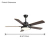 WOMO Slimline Ceiling Fan Lamp-WM5013 thumbnail