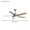 WOMO Slimline Ceiling Fan Lamp-WM5013 thumbnail