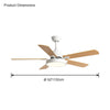 WOMO Slimline Ceiling Fan Lamp-WM5013 thumbnail