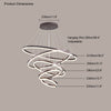WOMO Tiered Ring LED Chandelier-WM2159 thumbnail