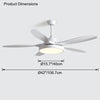 WOMO Scandi Reversible Ceiling Fan with Light-WM5002 thumbnail