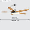 WOMO Scandi Reversible Ceiling Fan with Light-WM5002 thumbnail