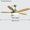WOMO Scandi Reversible Ceiling Fan with Light-WM5002 thumbnail