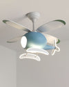 WOMO Airplane Children Ceiling Fan Lamp-WM5007 thumbnail