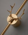 WOMO Long Bar Wall Sconce with Antler -WM6019 thumbnail