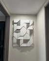 WOMO Rectangular Sculptural Art Wall Sconce-WM6020 thumbnail