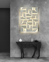 WOMO Rectangular Sculptural Art Wall Sconce-WM6020 thumbnail