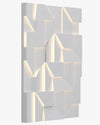WOMO Rectangular Sculptural Art Wall Sconce-WM6020 thumbnail