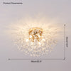 WOMO Dandelion Crystal Flush Mount Ceiling Light-WM1014 thumbnail