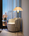 WOMO Japandi Cone Tripod Floor Lamp-WM7019 thumbnail