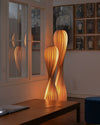 WOMO Twisted Tower Wood Floor Lamp-WM7044 thumbnail