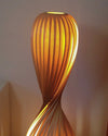 WOMO Twisted Tower Wood Floor Lamp-WM7044 thumbnail