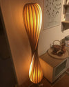 WOMO Twisted Tower Wood Floor Lamp-WM7044 thumbnail