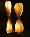 WOMO Twisted Tower Wood Floor Lamp-WM7044 thumbnail
