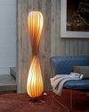 WOMO Twisted Tower Wood Floor Lamp-WM7044 thumbnail