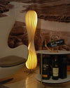 WOMO Twisted Tower Wood Floor Lamp-WM7044 thumbnail