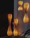 WOMO Twisted Tower Wood Floor Lamp-WM7044 thumbnail