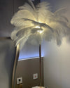 WOMO Feather Palm Tree Floor Lamp with Tray-WM7052 thumbnail