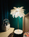 WOMO Feather Palm Tree Floor Lamp with Tray-WM7052 thumbnail
