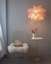 WOMO Feather Palm Tree Floor Lamp with Tray-WM7052 thumbnail