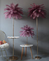 WOMO Feather Palm Tree Floor Lamp with Tray-WM7052 thumbnail