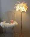 WOMO Feather Palm Tree Floor Lamp with Tray-WM7052 thumbnail