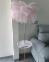 WOMO Feather Palm Tree Floor Lamp with Tray-WM7052 thumbnail