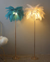 WOMO Feather Palm Tree Floor Lamp with Tray-WM7052 thumbnail