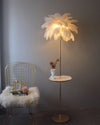 WOMO Feather Palm Tree Floor Lamp with Tray-WM7052 thumbnail