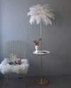 WOMO Feather Palm Tree Floor Lamp with Tray-WM7052 thumbnail